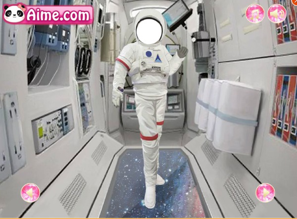 Astronaut Fotomontāža