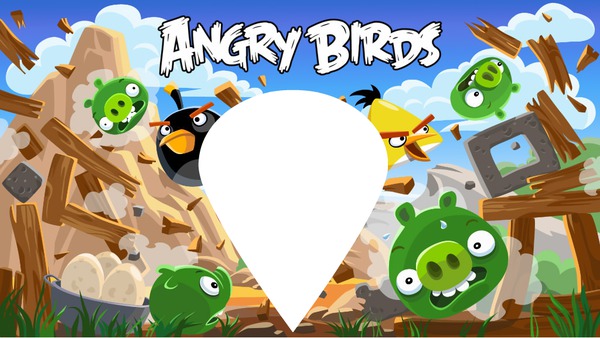 Angry Birds 3 Photo frame effect