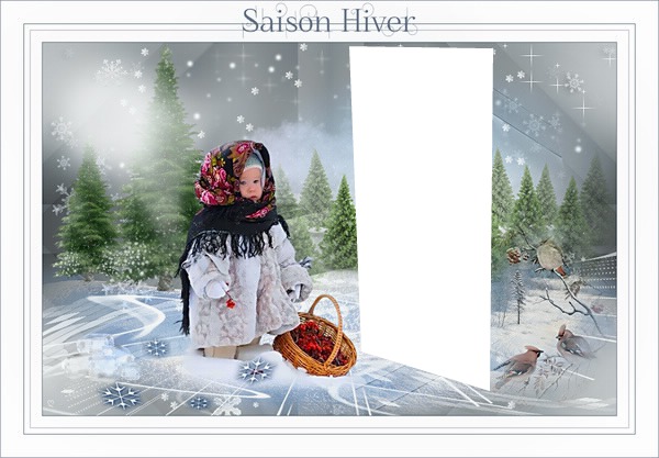 hiver Montage photo