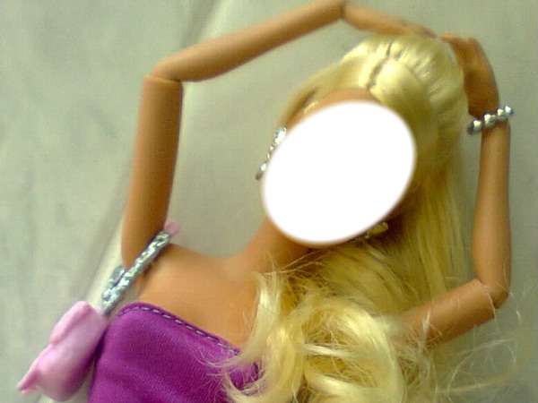 Face of Barbie Fotomontage