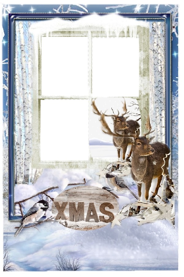 Kerst  /  Christmas Photo frame effect