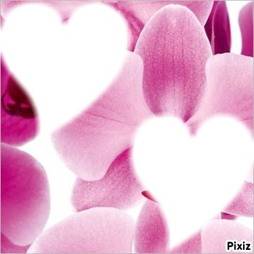 Coeur D'Orchidée Фотомонтаж