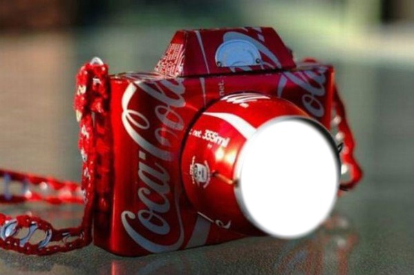 coca-cola Photo frame effect