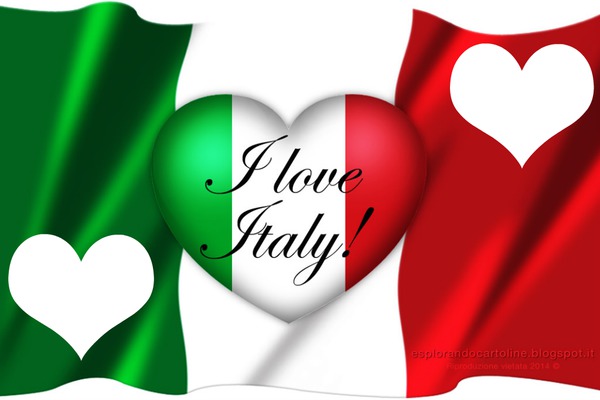 Italy Love Photo frame effect