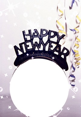 Couronne Happy New Year Photo frame effect