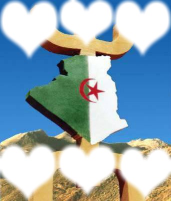 kabyle 6 coeur Photo frame effect