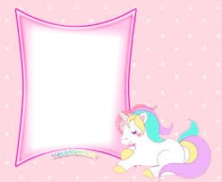 unicornio infantil Fotomontáž