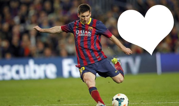 leo Messi Fotomontage