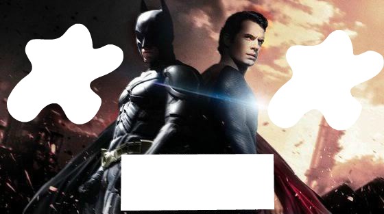Superman X Batman Photo frame effect