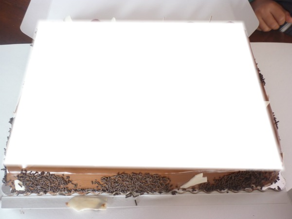 qka snimka na shokoladova torta yee Fotomontage
