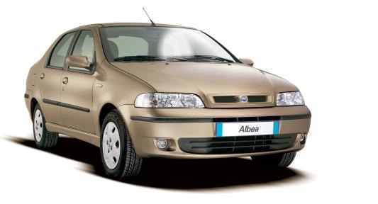 Fiat Albea Araba Sürücüsü Yüz Montaje fotografico