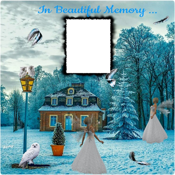 IN BEAUTIFUL MEMORY Fotomontagem