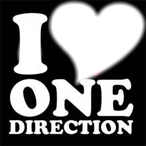 I LOVE ONE DIRECTION Montage photo