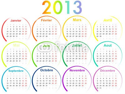 calendrier 2OI3 Fotoğraf editörü