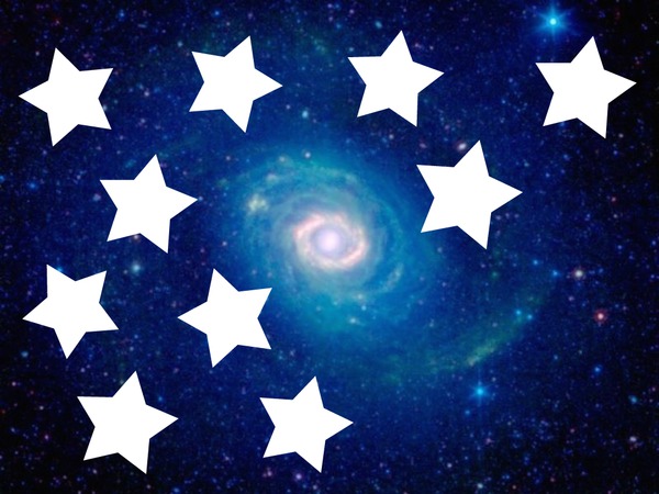 étoiles Fotomontaža