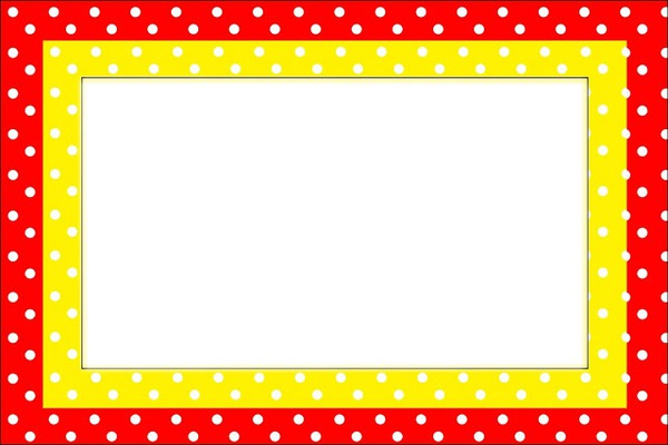 Moldura-Quadro vermelho e amarelo. Fotomontasje