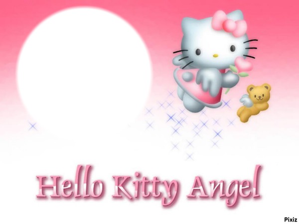 kitty angel Fotomontaggio