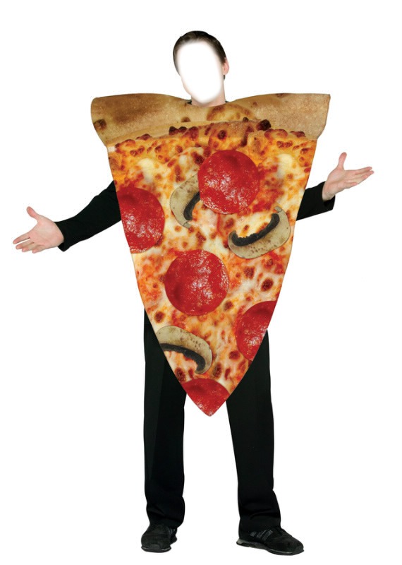 homme pizza Photomontage