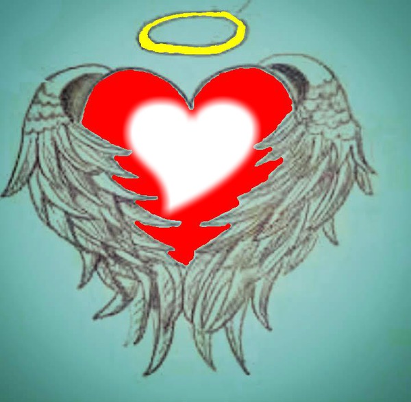 heart wings Fotomontasje