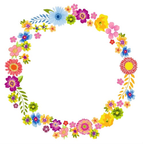 marco de flores Photomontage