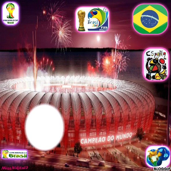 Football Coupe du Monde Photomontage