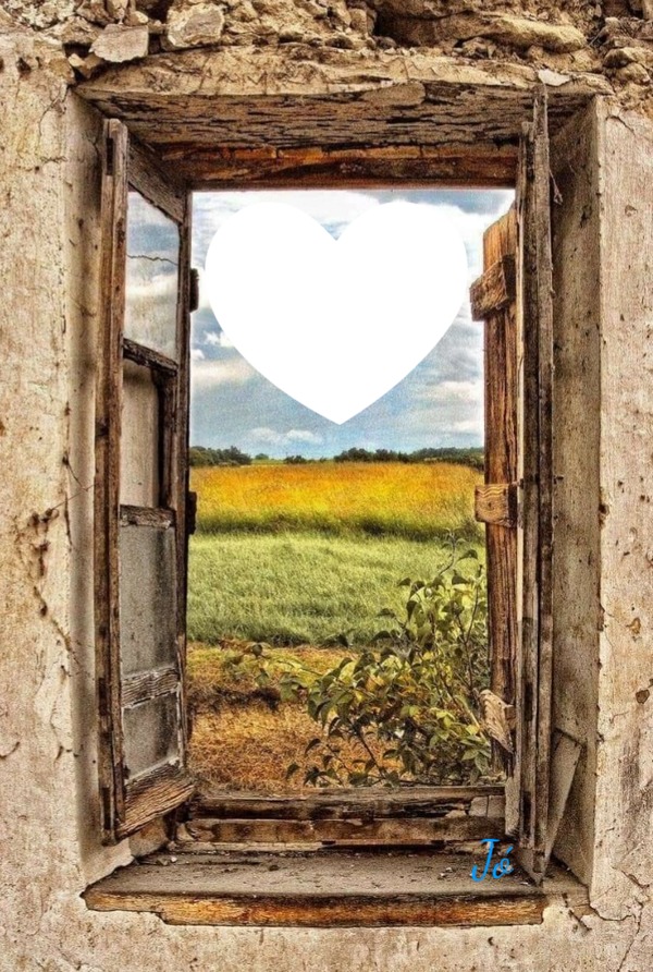 Amor à janela Fotomontagem