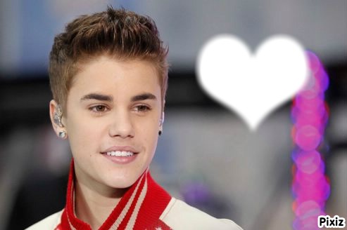 justin bieber coeur <3 Fotomontaż