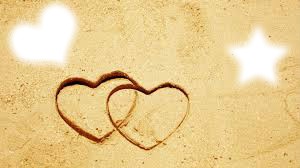 coeur de sable Φωτομοντάζ