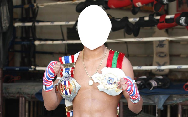 champion thaï Fotomontažas
