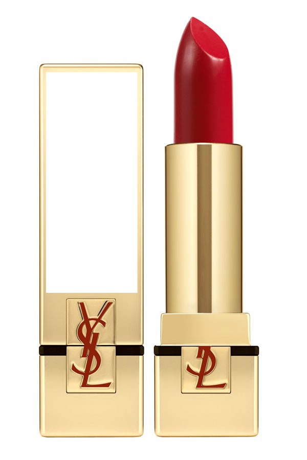 Yves Saint Laurent Rouge Pur Couture Lipstick 01 Montage photo