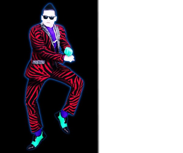 Psy Oppa Gangnam style Fotomontāža