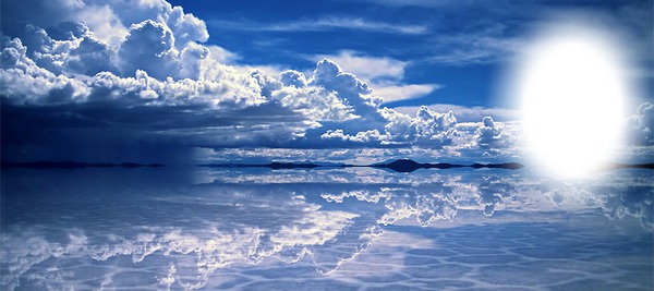 Earth Meets Sky Photo frame effect