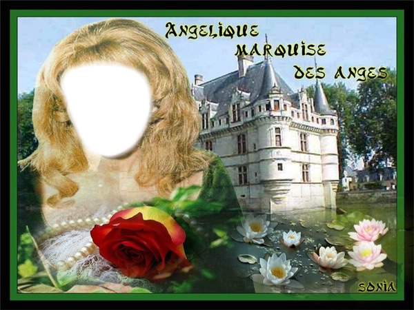 Angélique marquise des anges Photo frame effect
