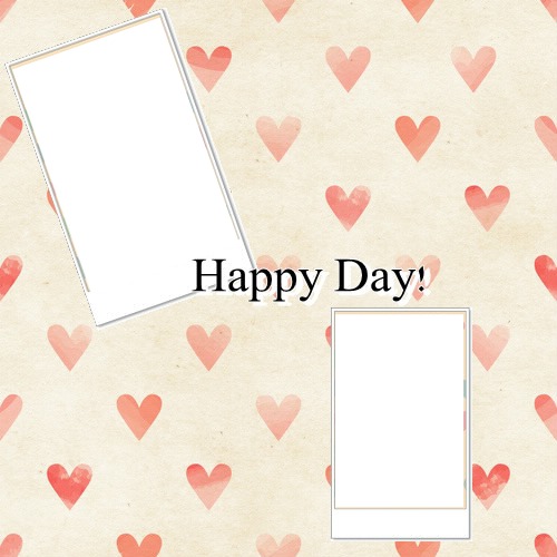 HAPPY DAY! Photo frame effect