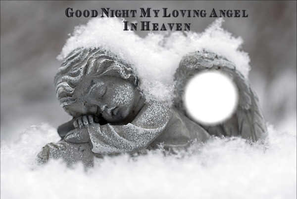 good night angel bb Montaje fotografico