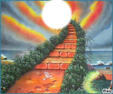 escalier du paradis Valokuvamontaasi