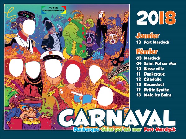 Carnaval 2018 Valokuvamontaasi