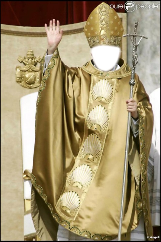Le pape Fotomontaż