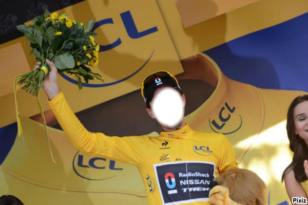 tour de France maillot jaune Photo frame effect