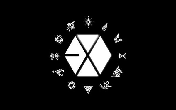 EXO's Logo Photo frame effect