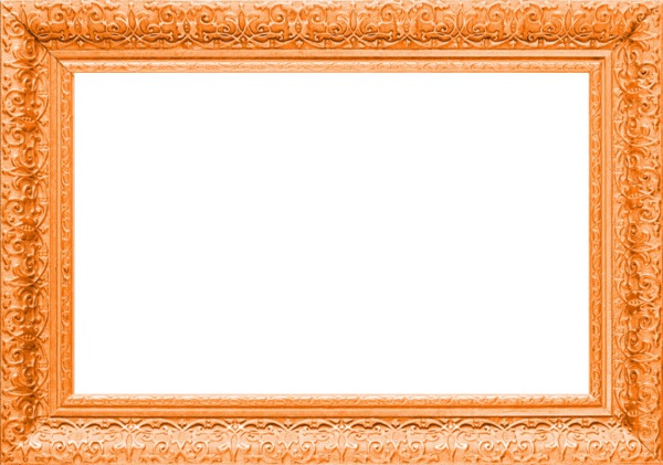 cadre orange Photomontage