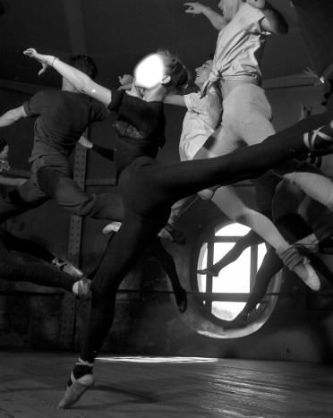 Robert Doisneau: Danseuse Fotomontáž