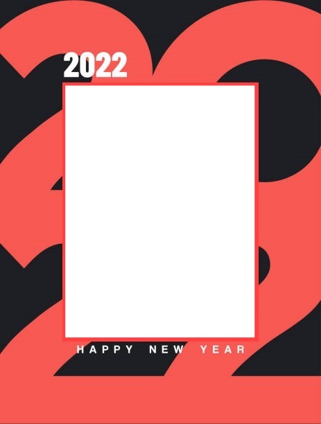 Feliz Año Nuevo 2022, 1 foto Fotomontagem