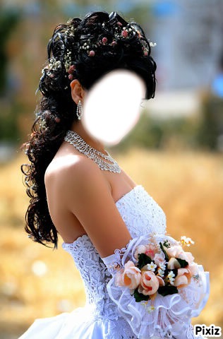 красивая невеста Fotomontaggio
