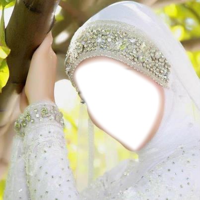 arouss en hijab Fotomontaža