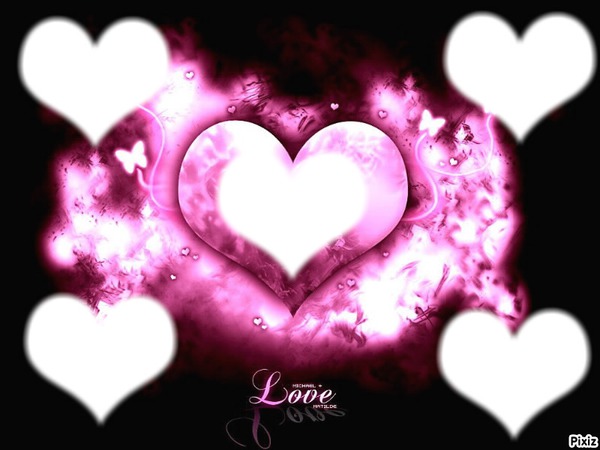 LOVE LOVE LOVE Fotomontaggio