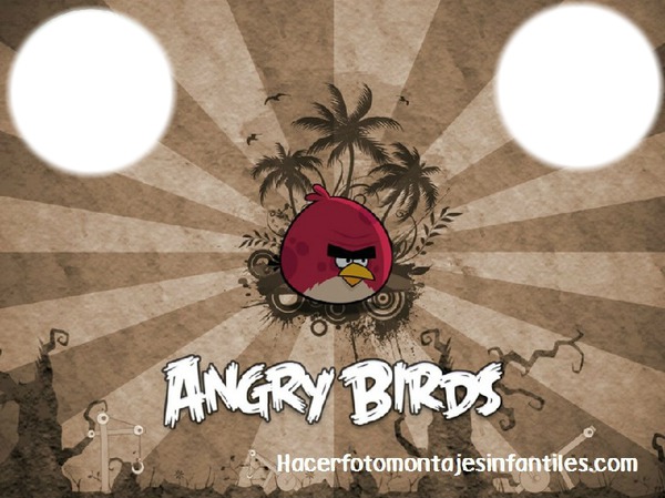 Angry Birds Montaje fotografico