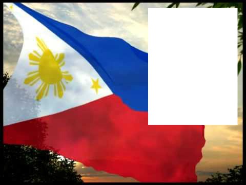 Philippines flag Valokuvamontaasi
