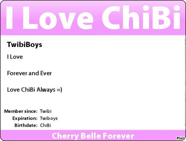ChiBi Card Фотомонтажа