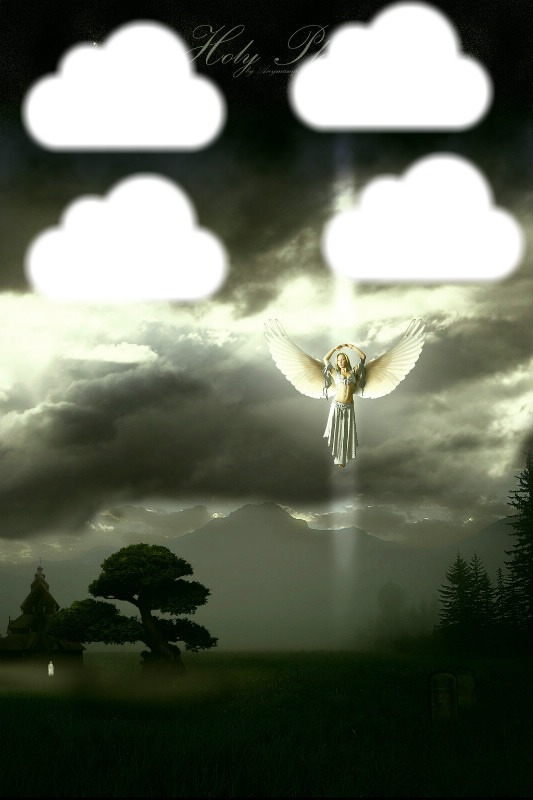 les anges du ciel Фотомонтажа